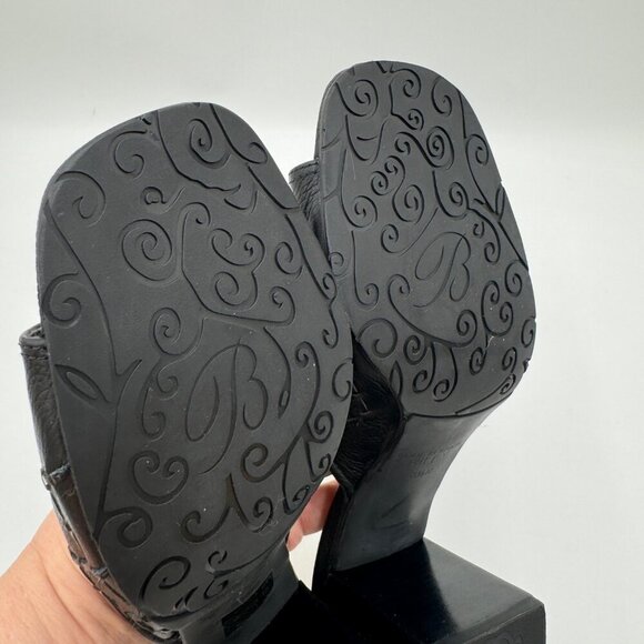 Brighton Riley Laced Heel Slides woman’s size 8.5 Black - Picture 10 of 13